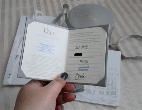 dior certificate card|Dior purse authenticity check.